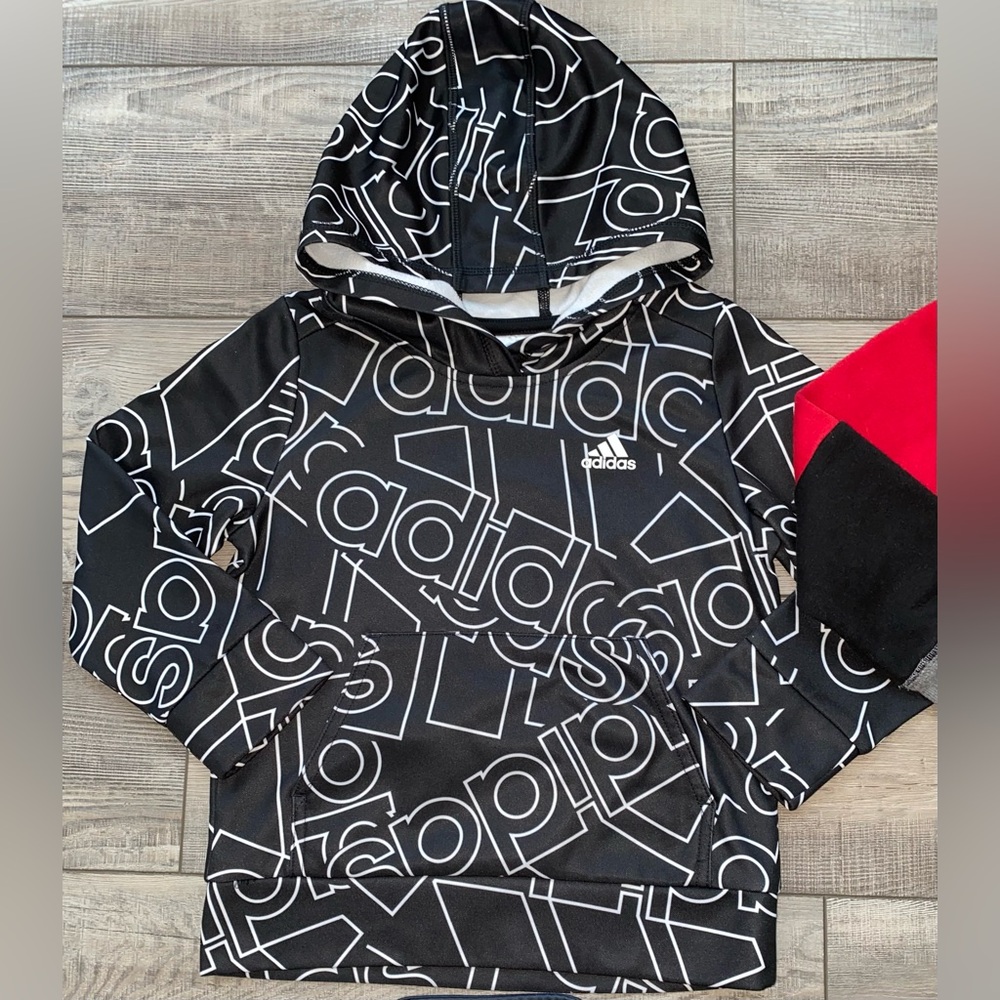 Under Armour Adidas Nike Boy’s Athletic Wear Hoodie Sweatshirt Bundle Lot 4 4T - Picture 2 of 8